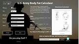 Body Fat Calculator Army Images