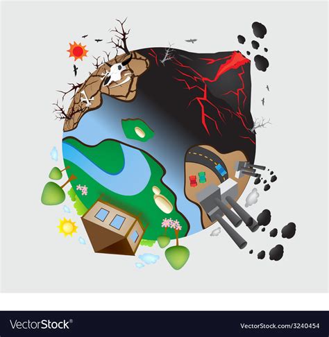 Global Warming Design Royalty Free Vector Image