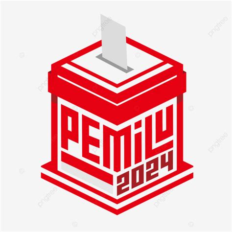 Gambar Desain Logo Pemilu 2024 Dengan Kotak Pemilu Vektor, Pemilihan