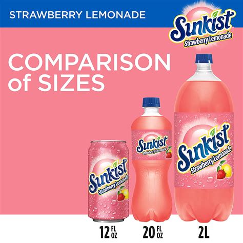 Buy Sunkist Strawberry Lemonade Soda 12 Fl Oz Cans 12 Pack All