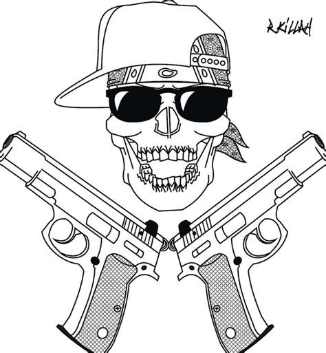 Details More Than Tattoo Gangster Coloring Pages F Vrogue Co