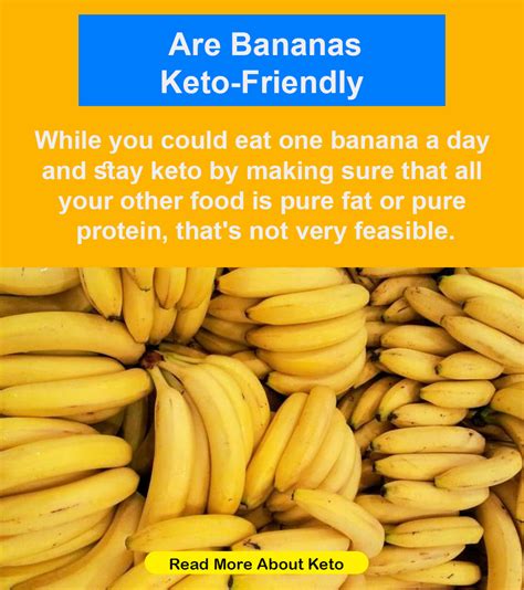 Are Bananas Are Keto Friendly Keto Keto Diet Keto Recipes