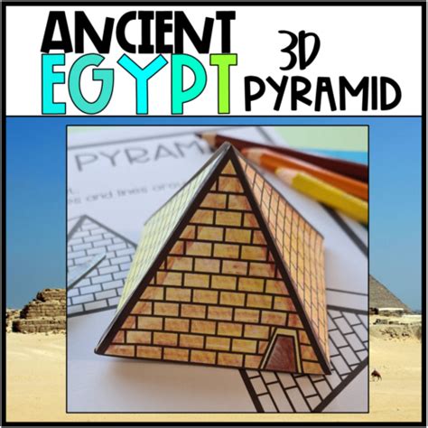 3d Ancient Egypt Pyramid Craft Made By Teachers