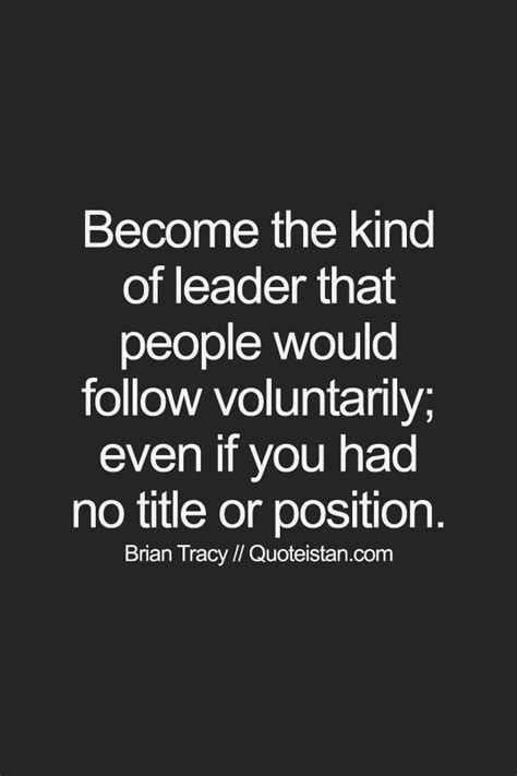 Become kind leader people follow 