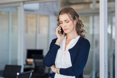 serious businesswoman talking on phone business women women talk looking for women
