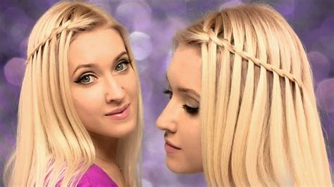 Twisted Waterfall Braid Tutorial Cute And Easy Hairstyle For Everyday