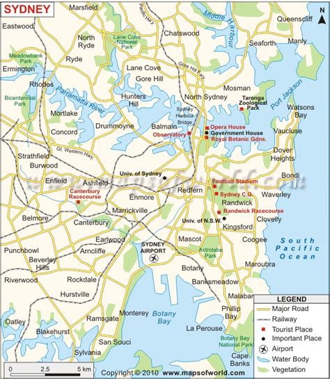 Sydney Map Australia