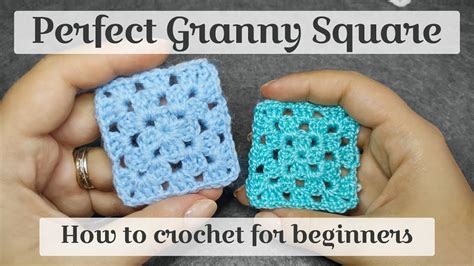 Easy Crochet How To Crochet A Granny Square For Beginners Perfect