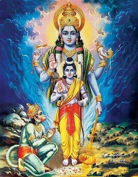 Vishnus Ram Avatar Vishnu Lord Vishnu Wallpapers Lord Hanuman