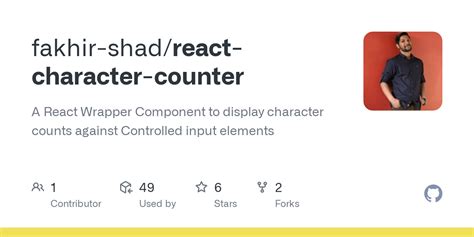 GitHub Fakhir Shad React Character Counter A React Wrapper Component