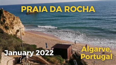 Praia Da Rocha West Beachline Street Walk January 2022 Youtube