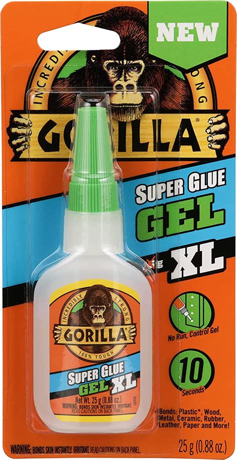 Gorilla 102433 Xl Super Glue Gel 1 Pack Clear Amazonsg Diy And Tools