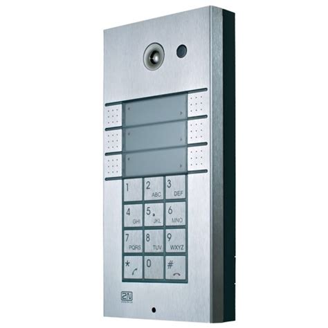 2N IP Vario Door Intercom Unit 3x2 Call Buttons Keypad Camera