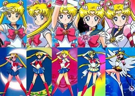 Sailor Moon Transformations Style Series Looks Evolution Sailor Moon