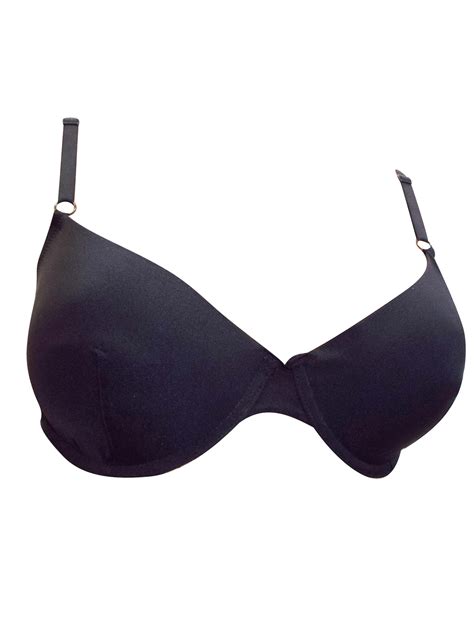 Black Padded And Wired T Shirt Bra Size 38 C D