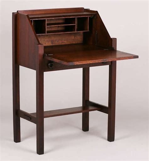 Lifetime Furniture Co Small Drop Front Desk C1910 California