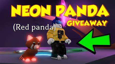 roblox neon panda