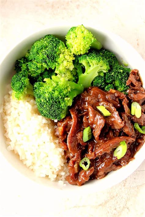 · this quick and easy fried rice recipe has marinated ground beef and curry powder which adds that extra flavor to heated rice. Quick Mongolian Beef Rice Bowls Recipe - Crunchy Creamy Sweet