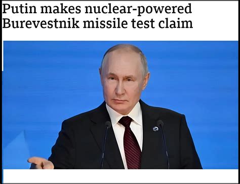 Russia's nuclear missile 'Burevestnik' successfully tested