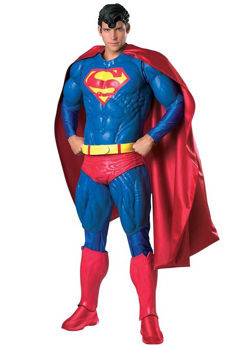 Disfraz De Superman Con Musculos Para Adulto