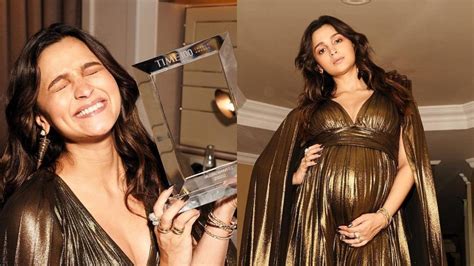 alia bhatt looks mesmerising in shimmery gown as she receives time100 impact award in singapore