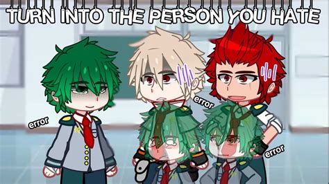 Turn Into The Person You Hate The Most Meme But Diff Bakudeku