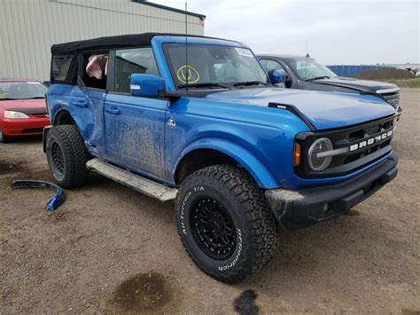 2021 Ford Bronco Base For Sale Ab Calgary Vehicle At Copart Canada