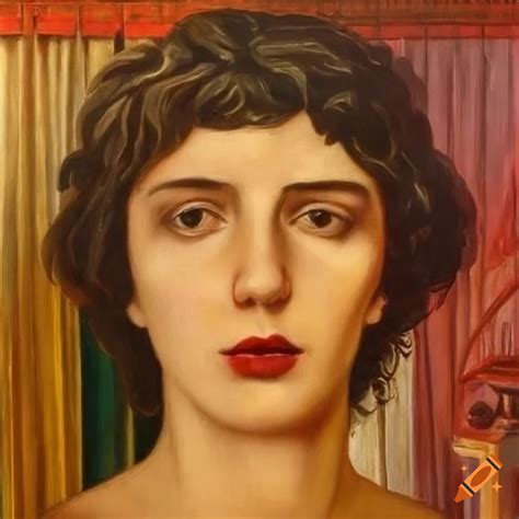 Nouveau Elagabalus In Art Deco Oil Painting On Craiyon