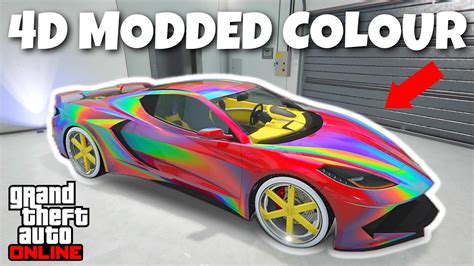 Easy 4d Modded Paintjob On Any Car In Gta 5 Online Modded Crew