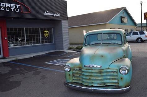 1951 Chevrolet 3100 1 Turquoise Pickup Truck V8 Other Automatic