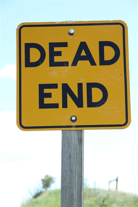 Dead End Sign Free Stock Photo Public Domain Pictures