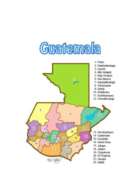 Las 8 Regiones De Guatemala Pdf Guatemala Pueblos Indígenas De