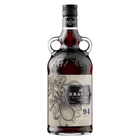 The Kraken Black Spiced Rum 175l 94 Proof Delivered In As Fast As