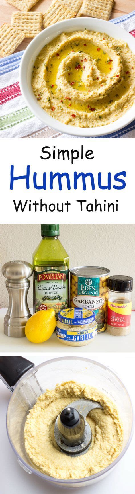 Hummus without tahini is easy to make at home. Simple Hummus Without Tahini - The Wholesome Dish | Recipe ...