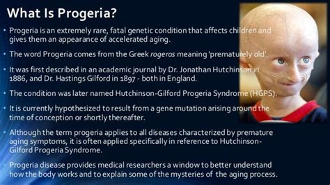Pediamed What Is Hutchinson Gilford Progeria Syndrome Hgps