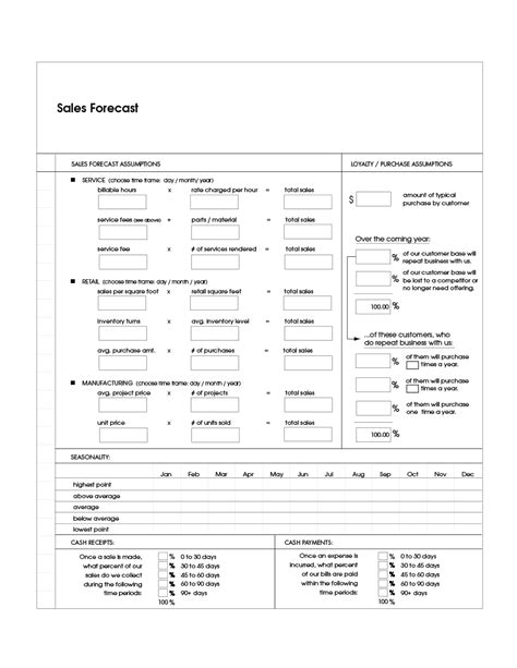 39 sales forecast templates spreadsheets template archive. 39 Sales Forecast Templates & Spreadsheets - TemplateArchive
