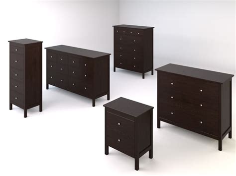Why you should invest in a set of ikea white hemnes. hemnes bedroom drawers chests 3d model