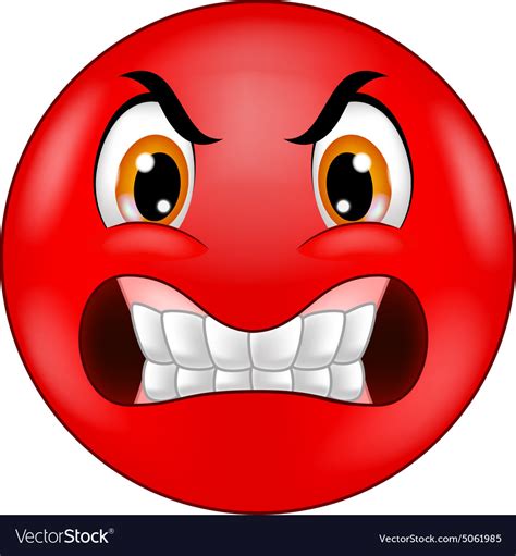 Vector Clipart Angry Smiley Emoticon Vector Illustration Gg My XXX