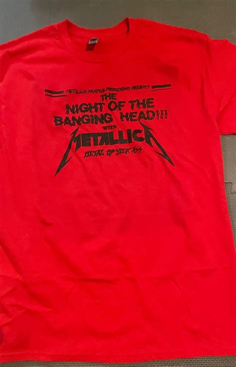 Metal Night Of The Banging Head Banger Shirt All Sizes Etsy