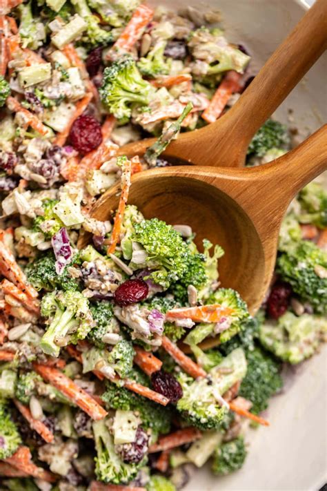 Crunchy Broccoli Salad Dairy Free 7 Ingredients From My Bowl