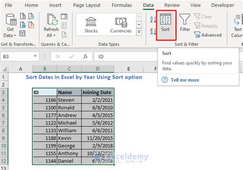 How To Use The Excel Sort Function Exceljet Riset