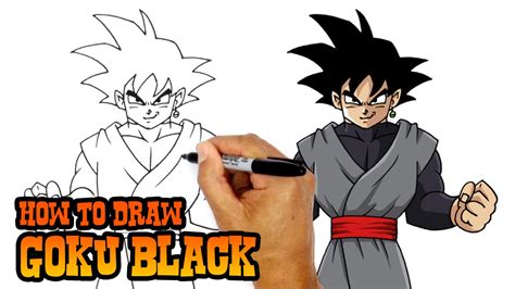 How To Draw Goku Black Dragon Ball Super YouTube