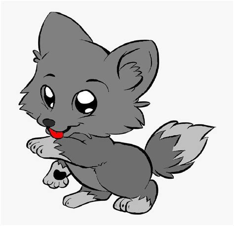 Anime Wolf Pup Drawing Drawing For Kids And Adult
