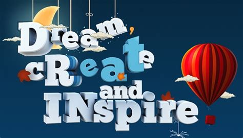 Dream Create And Inspire Typeinspire