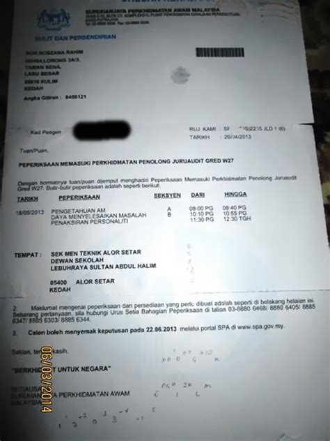 Pertama kali, tim spa8i ucapkan tahniah kepada calon yang bakal menduduki temuduga spa jawatan kerajaan. J.A.N.T.U.N.G.K.U: PENGALAMAN PEPERIKSAAN BERTULIS ...