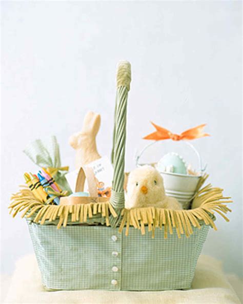 Slipcovered Easter Basket Martha Stewart