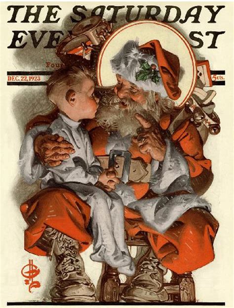 J C Leyendecker Christmas December 22 1923 Norman Rockwell