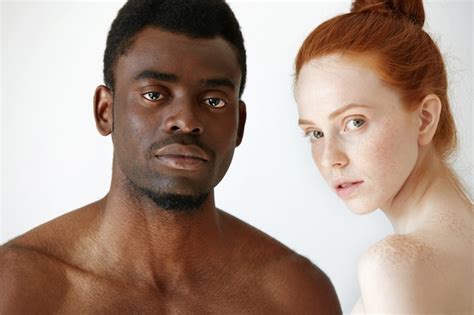 Free Photo Portrait Of Happy Loving Interracial Couple