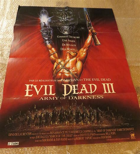 Evil Dead Iii French Poster