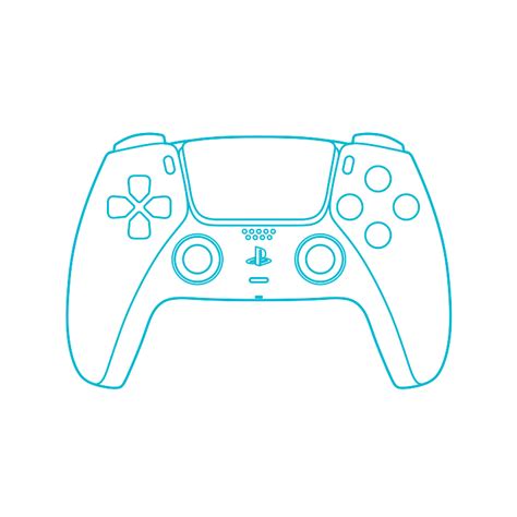 Playstation Controller Drawing